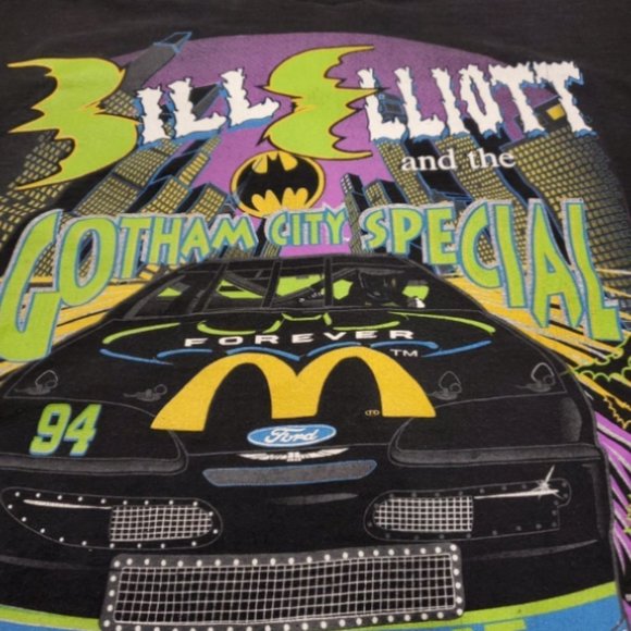 Vintage Bill Elliot mcdonald batman tshi - Picture 2 of 8